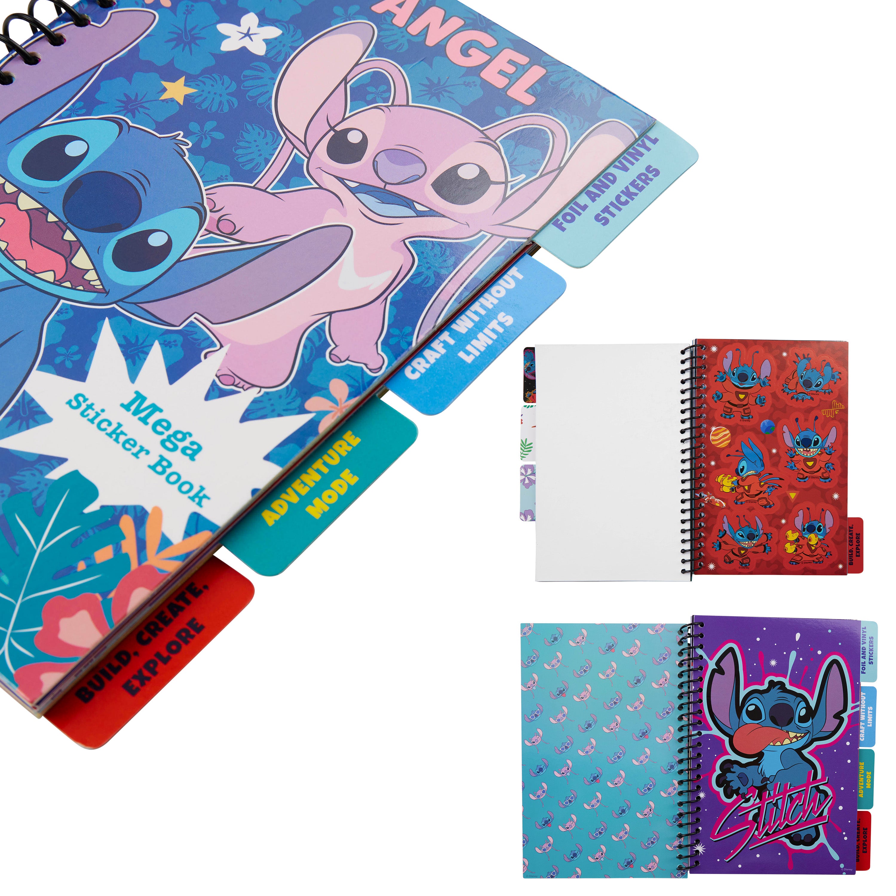 Disney Stitch Sticker Book for Kids with 28 Sticker Sheets Stickers for Scrapbooking - Get Trend