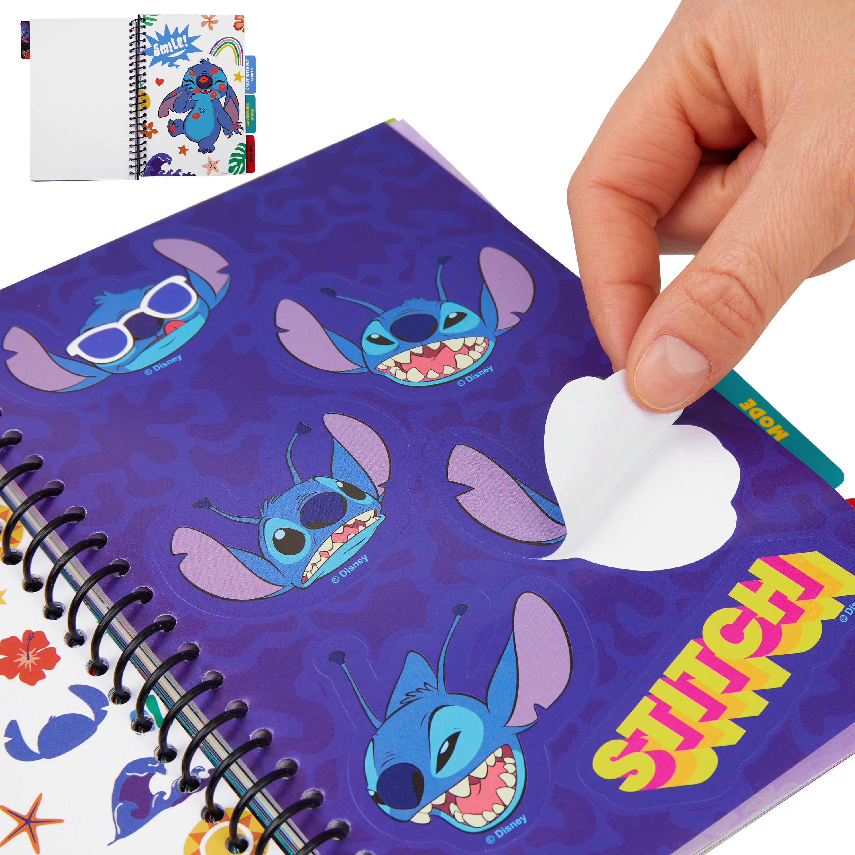 Disney Stitch Sticker Book for Kids with 28 Sticker Sheets Stickers for Scrapbooking - Get Trend