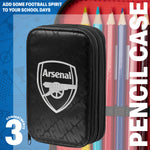 Arsenal F.C. Filled Pencil Case, Colouring and Stationery Set - School Supplies - Get Trend