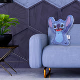Disney Cushions, 3D Plush Cushions for Sofa or Bed - Blue Stitch - Get Trend