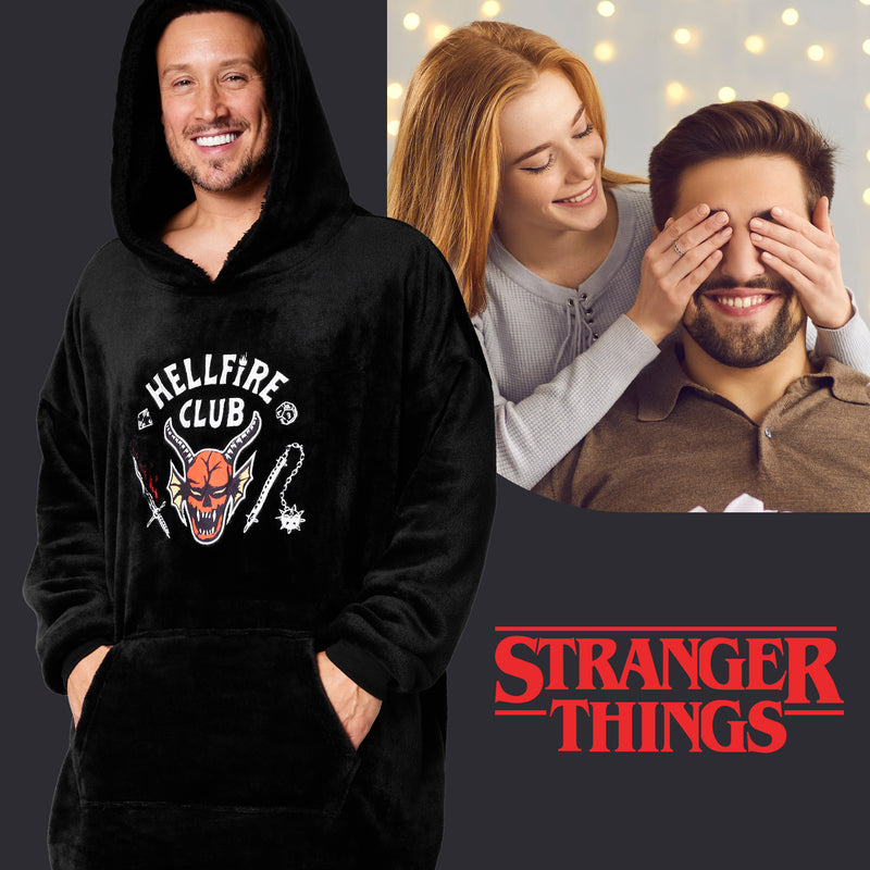 Stranger Things Hoodie Blanket for Men and Teenagers - Get Trend