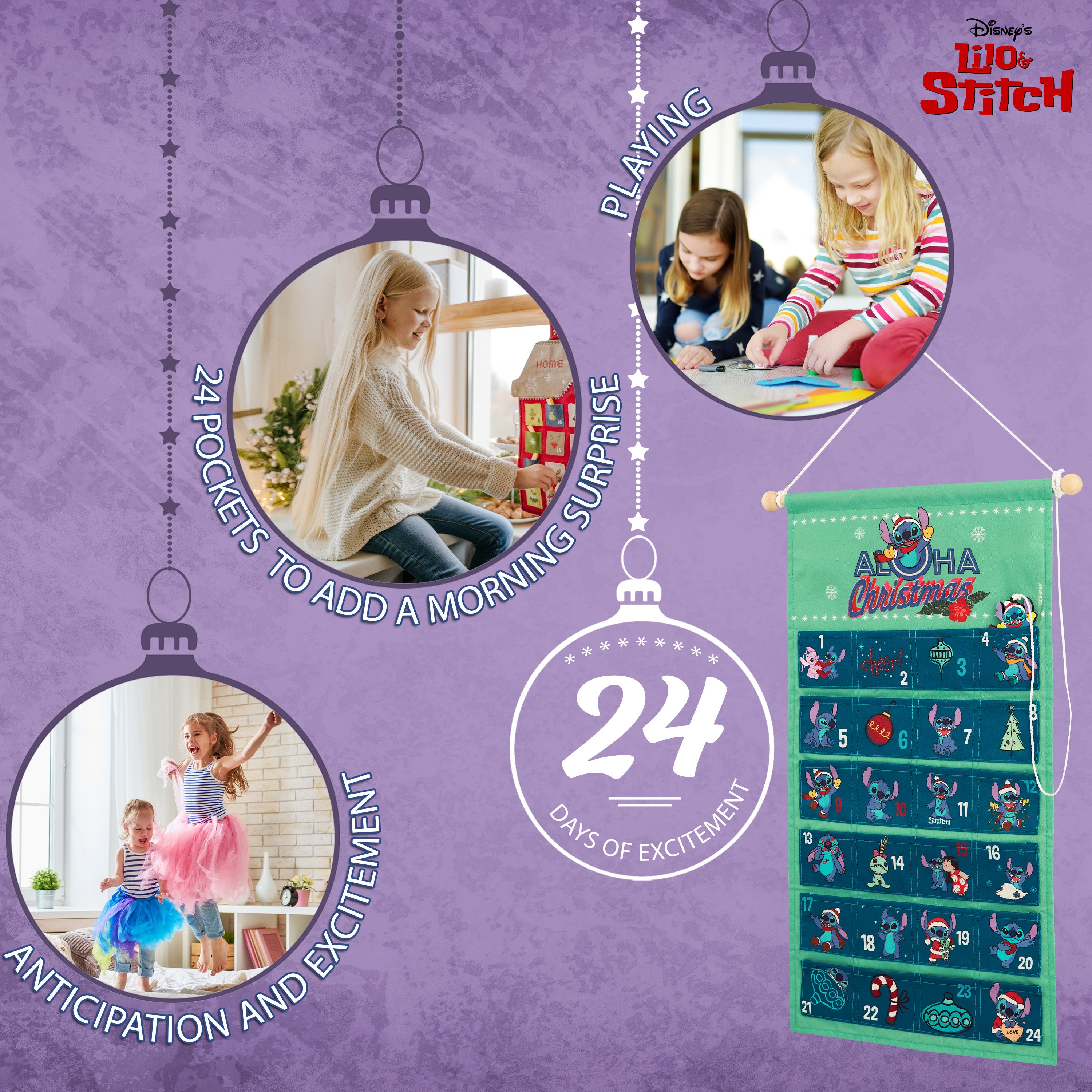 Disney Stitch Advent Calendar 2025 Kids, Fill Your Own Christmas Calendar - Get Trend
