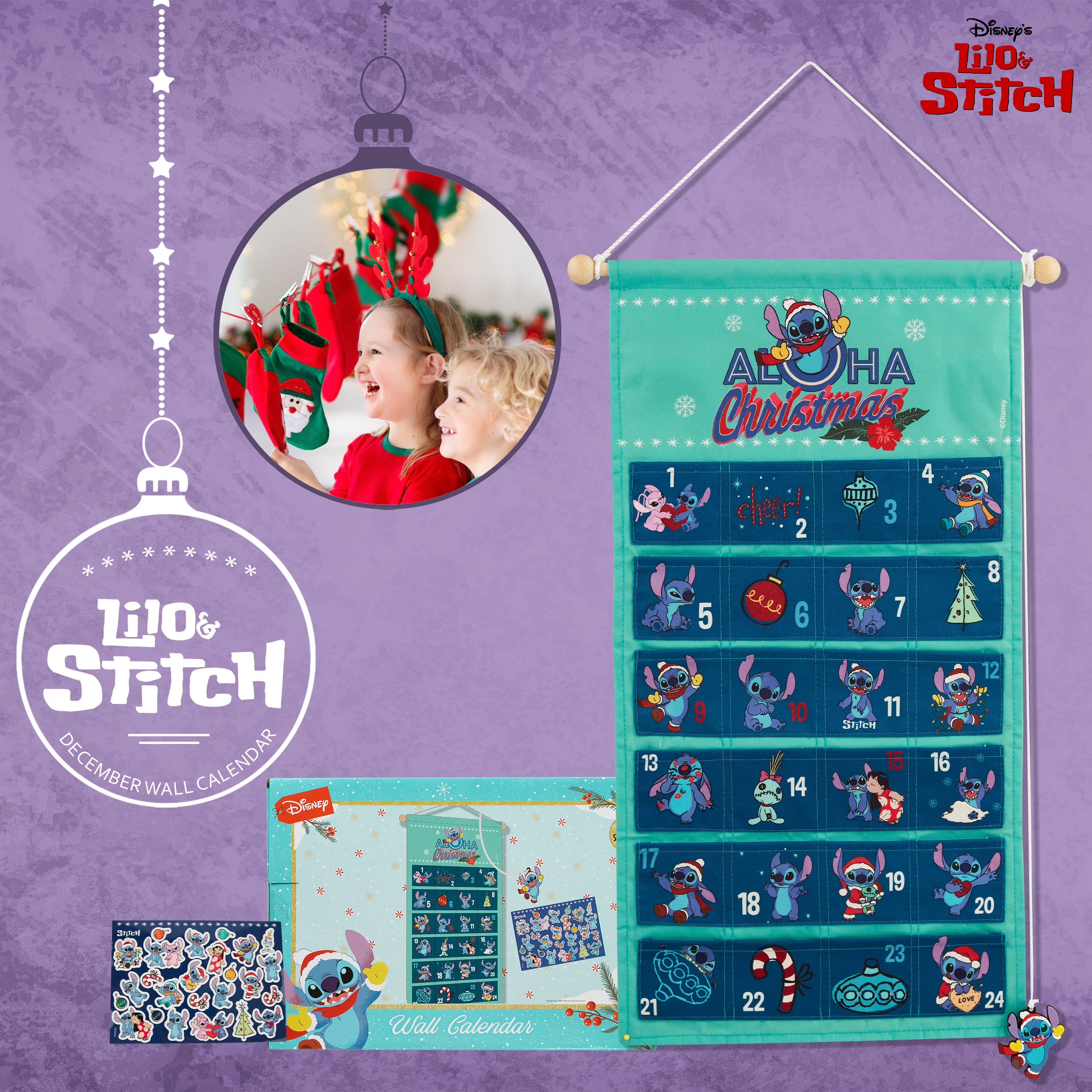 Disney Stitch Advent Calendar 2025 Kids, Fill Your Own Christmas Calendar - Get Trend