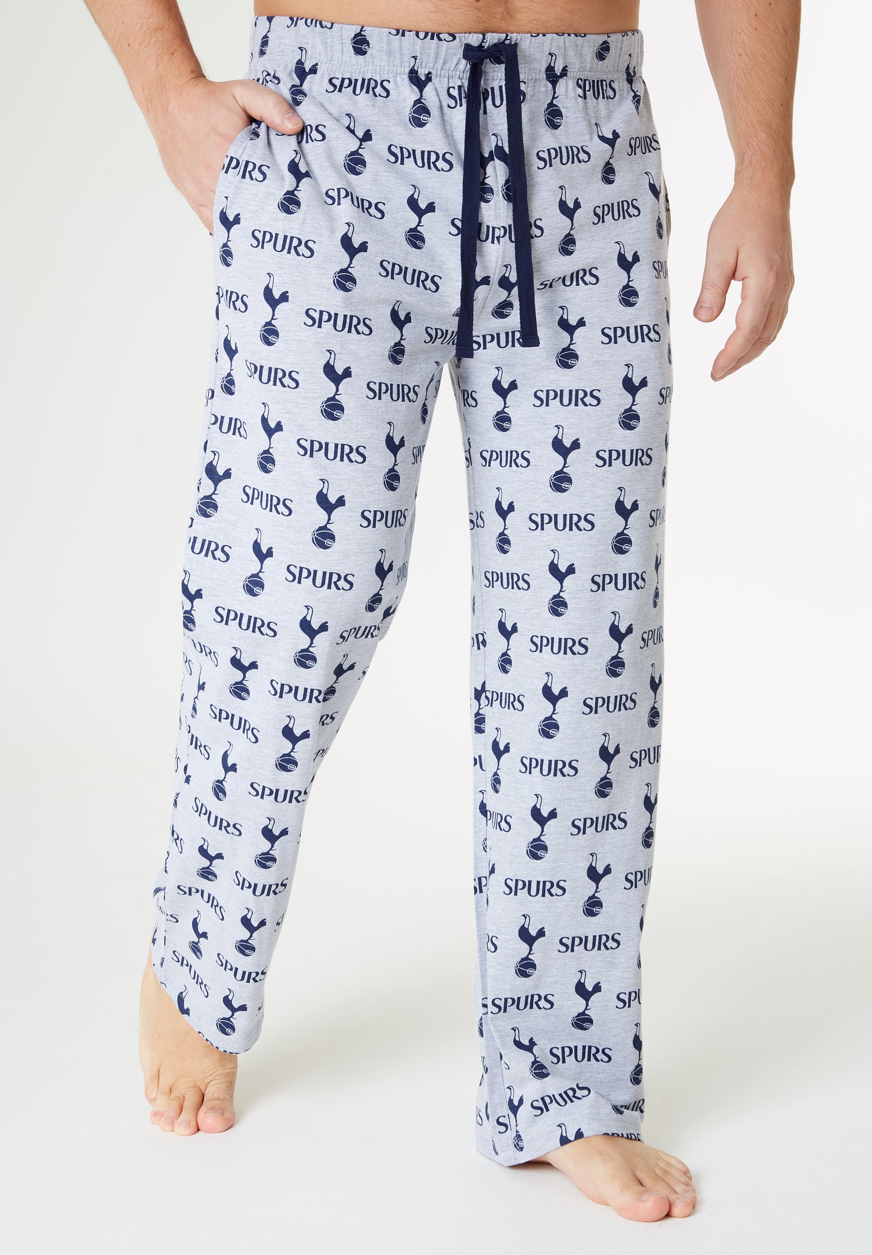 Tottenham Hotspur Mens Pyjama -Comfy Nightwear Bottoms for Men Teenagers Spurs Gifts - Get Trend