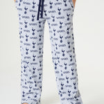 Tottenham Hotspur Mens Pyjama -Comfy Nightwear Bottoms for Men Teenagers Spurs Gifts - Get Trend