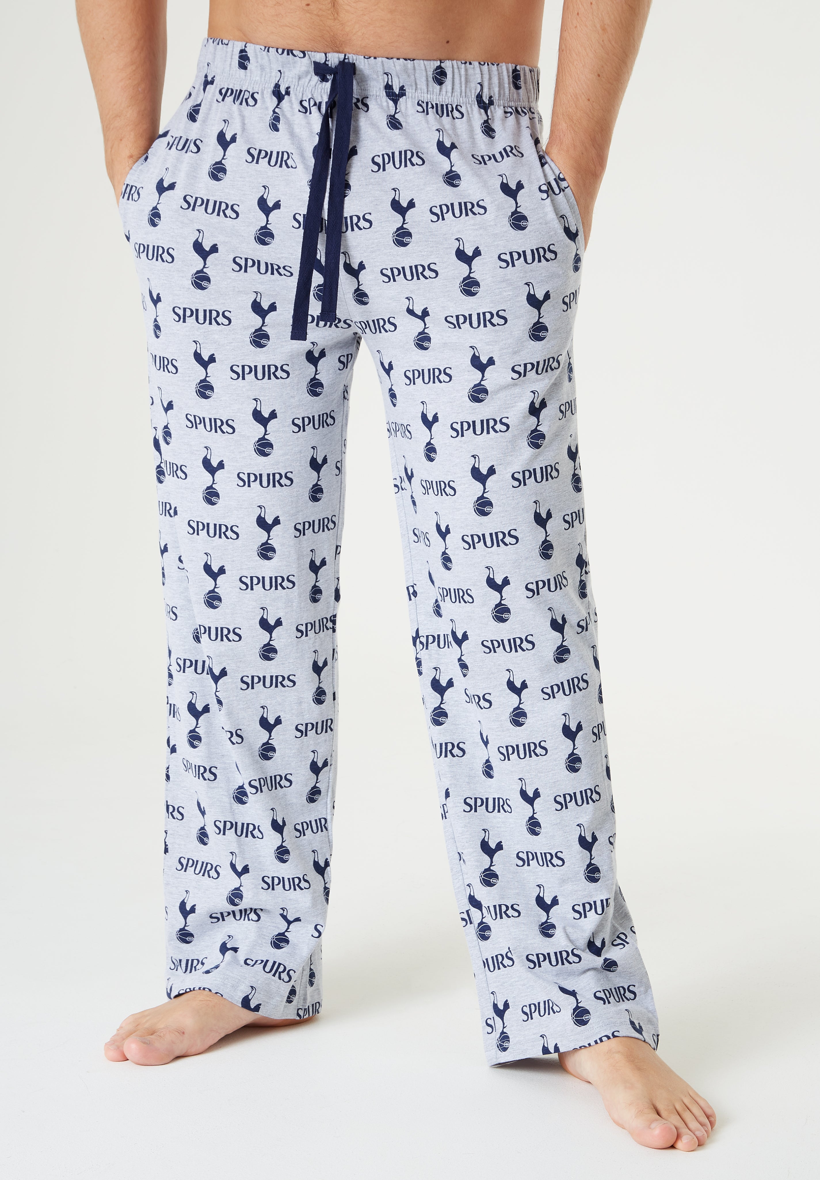 Tottenham Hotspur Mens Pyjama -Comfy Nightwear Bottoms for Men Teenagers Spurs Gifts - Get Trend