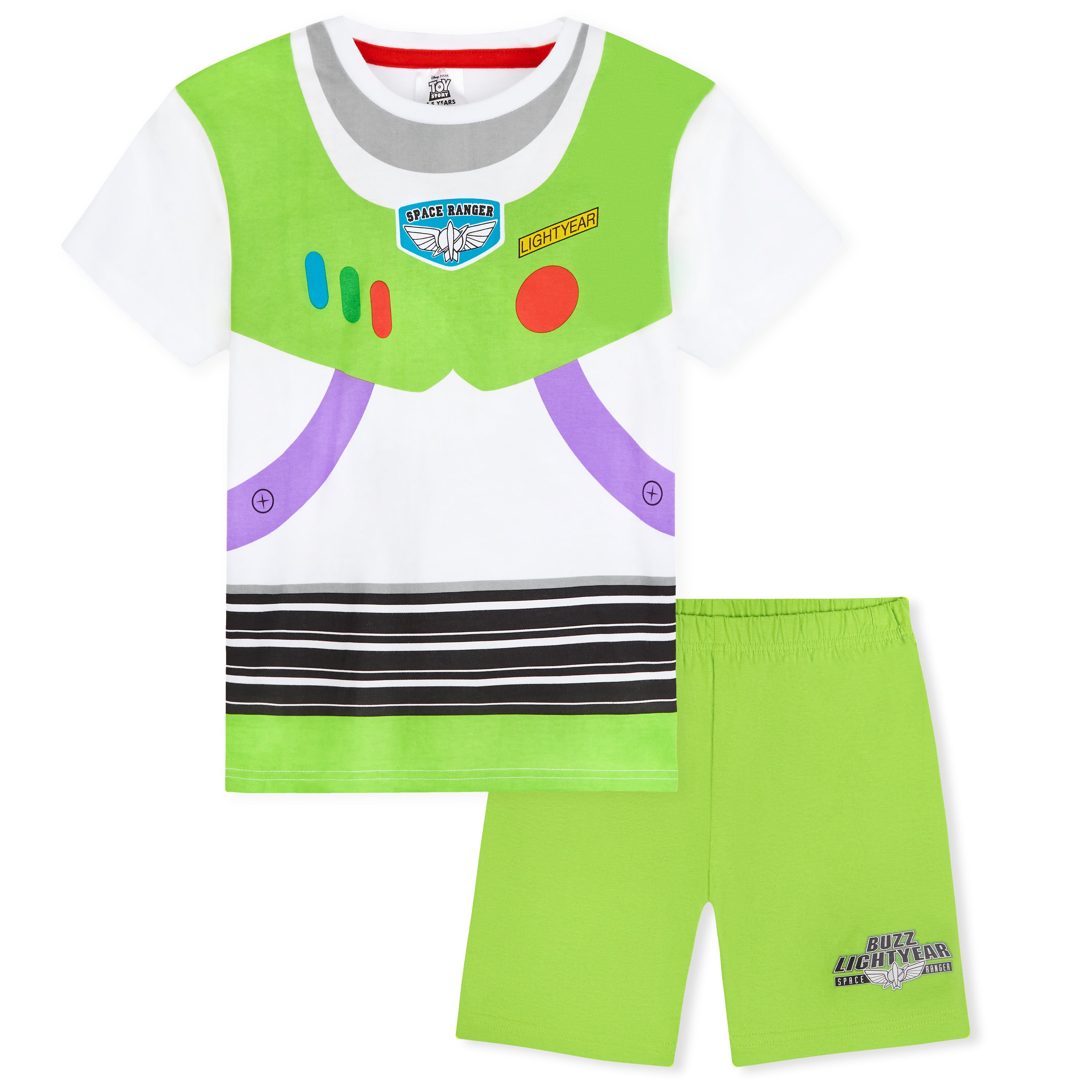 Toy Story Boys PJs, Buzz, Woody, Forky Set 5
