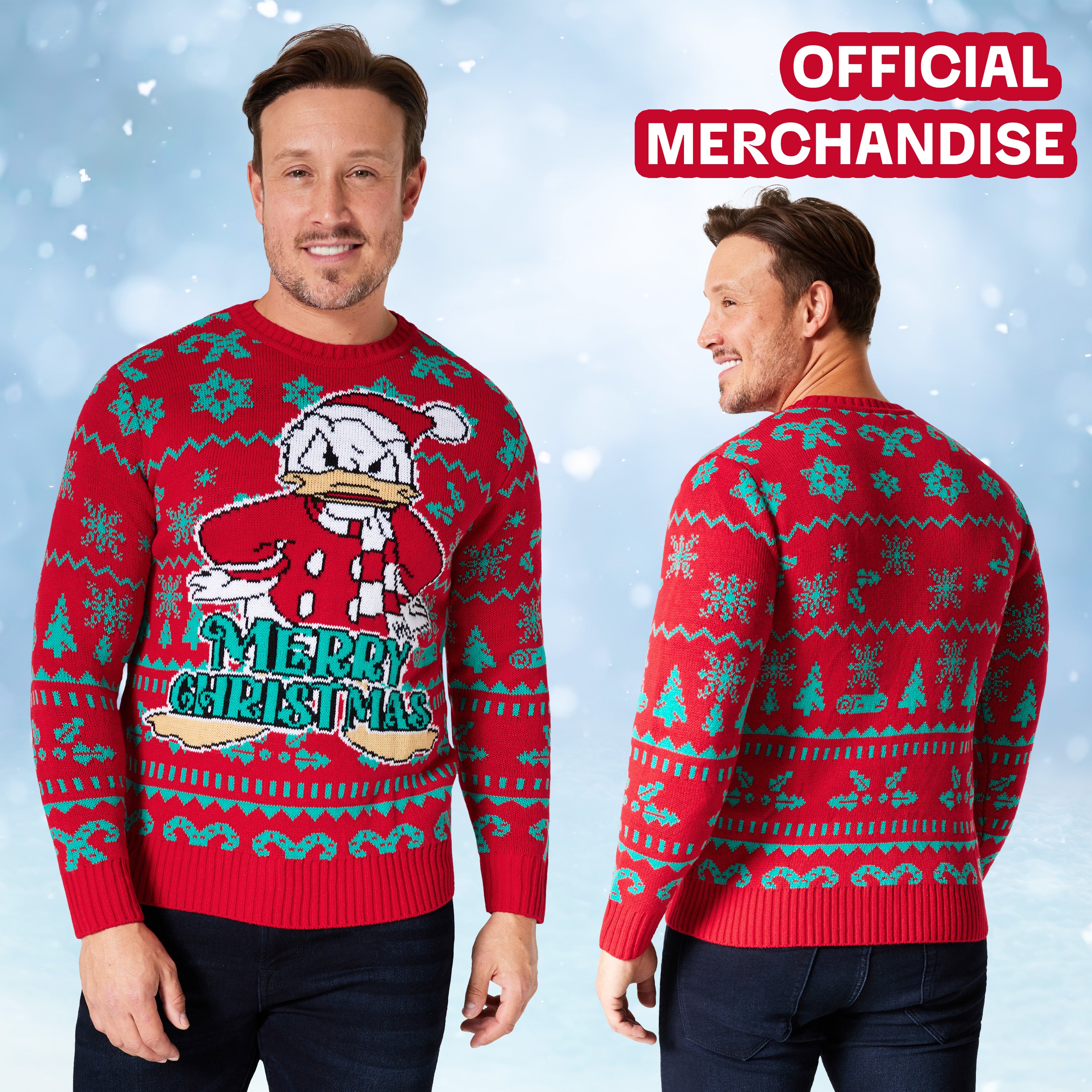Disney Mens Christmas Jumper - Donald - Get Trend