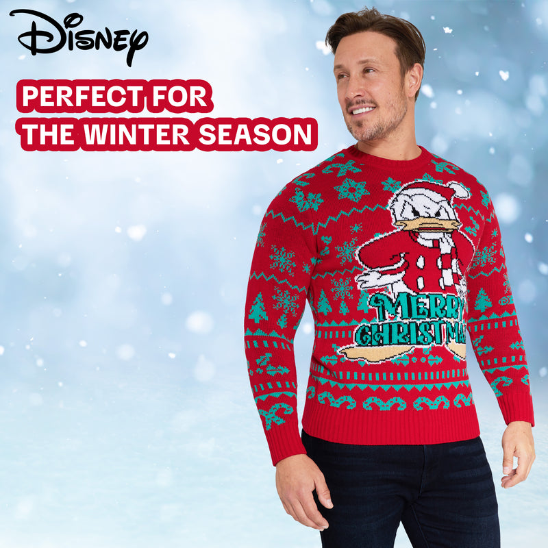 Disney Mens Christmas Jumper - Donald - Get Trend