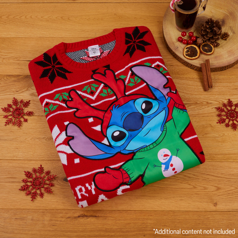 Disney Stitch Womens Christmas - Red Stitch - Get Trend