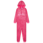 Barbie Girls & Teenagers Fleece Onesie with Hood, Cosy Loungewear -  Gifts for Girls - Get Trend