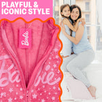 Barbie Girls & Teenagers Fleece Onesie with Hood, Cosy Loungewear -  Gifts for Girls - Get Trend
