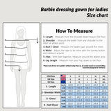 Barbie Womens Fleece Dressing Gown with Hood, Cosy Bathrobe Fluffy Loungewear Robe Nightwear - Gifts for Her - Get Trend