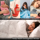 Disney Stitch Wearable Hot Water Bottle Belt Soft Plush Wrap Around Hot Water Bottle Pouch with Hand Pockets 0.8L - Get Trend