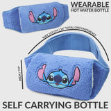 Disney Stitch Wearable Hot Water Bottle Belt Soft Plush Wrap Around Hot Water Bottle Pouch with Hand Pockets 0.8L - Get Trend