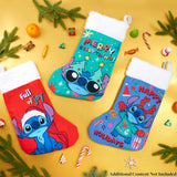 Disney Stitch Christmas Stockings for Kids Teens Adults Set of 3, Cute Festive Hanging Festive Decor Xmas Stockings - Get Trend