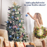 Disney Stitch Tree Baubles Christmas Decorations Pack of 10 Festive Hanging Ornament Balls Xmas Gifts - Get Trend
