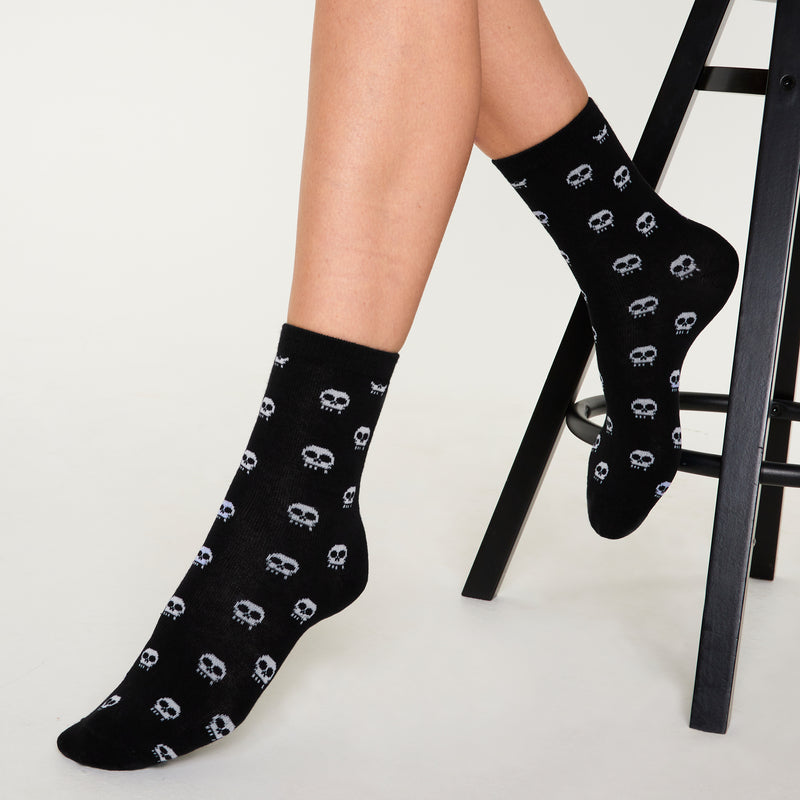 Wednesday Girls Socks - 5 Pack of Ankle Socks - Get Trend