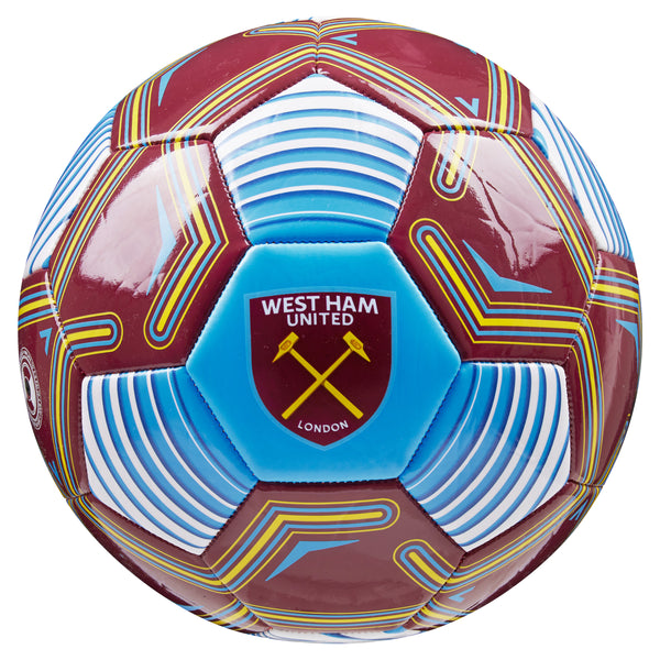 West Ham United F.C. Football Soccer Ball for Adults & Teenagers - Size 3 - Get Trend