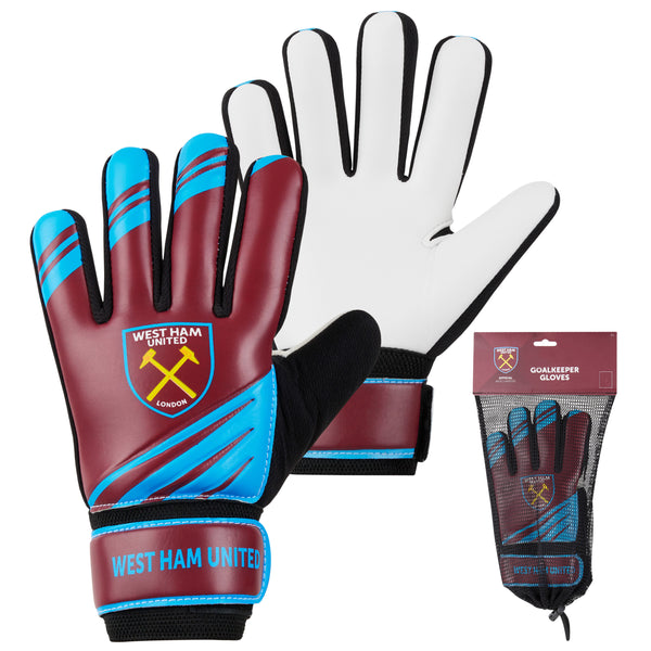 West Ham United F.C. Goalkeeper Gloves for Kids - Size 7 - Get Trend