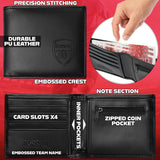 Arsenal F.C. Sports Fan Wallet Accessories Set with Card Slots & Coin Pocket. - Get Trend