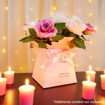 DECO EXPRESS Candle Bouquet Gift Set Box Women Christmas Rose for Birthdays Mother’s Day Valentine's Day Gift - Get Trend