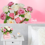 DECO EXPRESS Candle Bouquet Gift Set Box Women Christmas Rose for Birthdays Mother’s Day Valentine's Day Gift - Get Trend