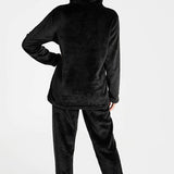 CityComfort Womens Pyjamas, Warm Fleece Hooded Pyjamas for Women Sets