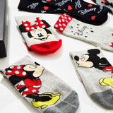 Disney Minnie Mouse and Mickey Mouse Socks Pack of 5 Size 4-7 Socks Disney £9