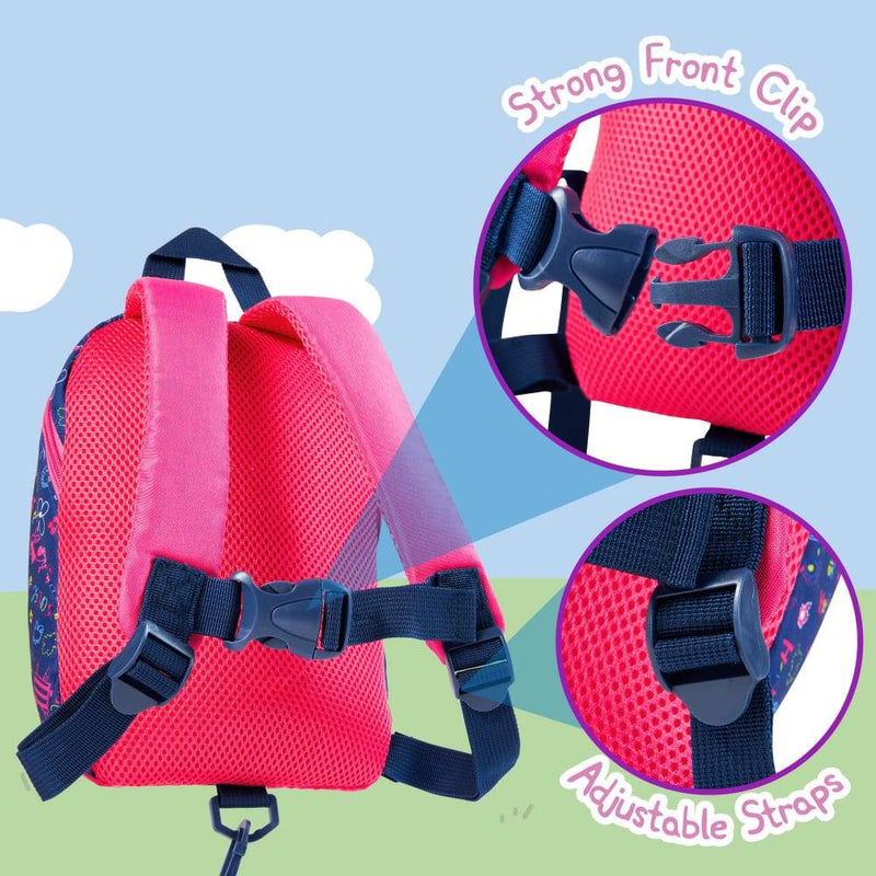 Peppa Pig Backpack with Reins - Safety Reins for Toddlers Girls Backpack Peppa Pig £8.99