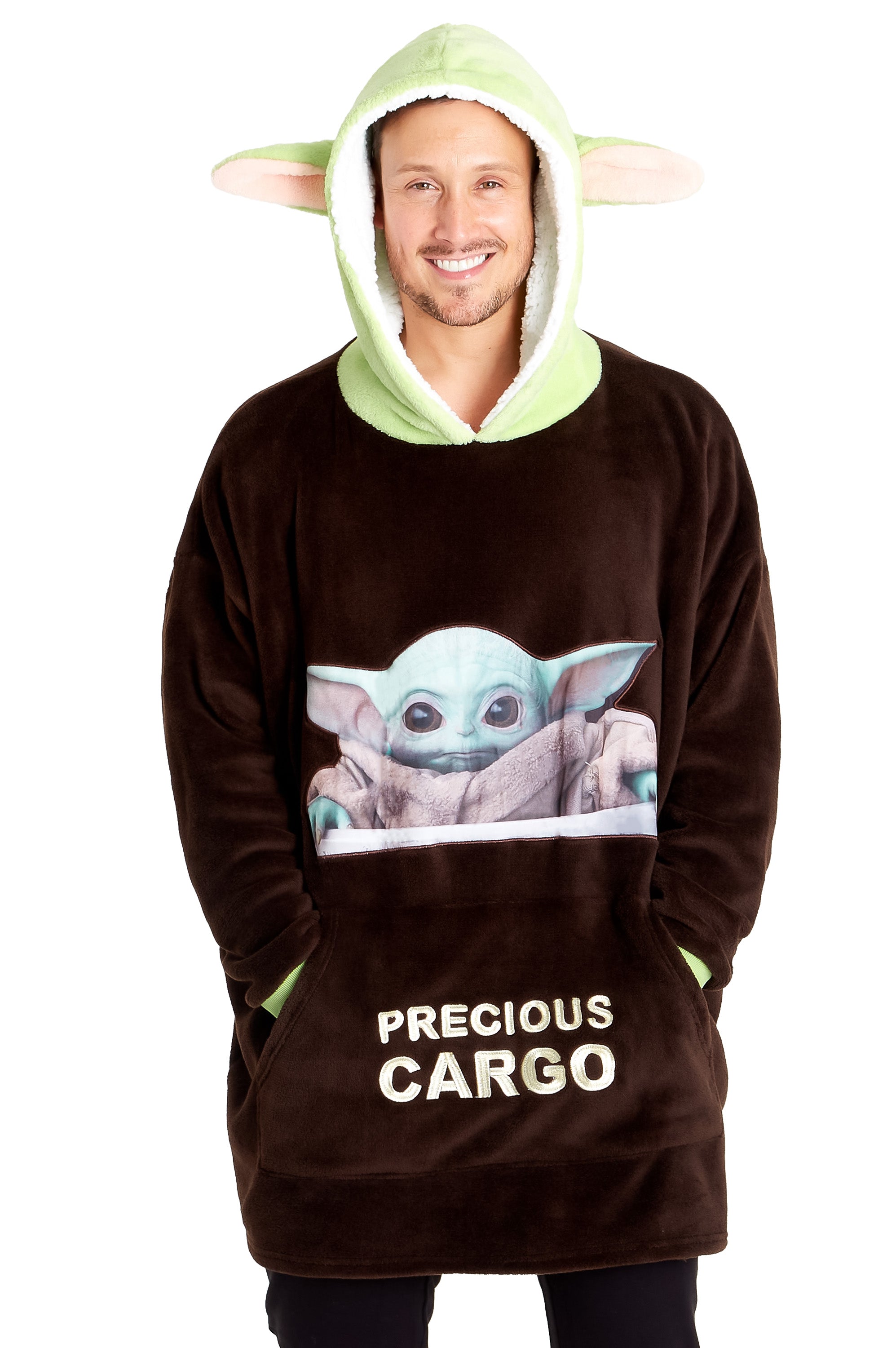 The Mandalorian Mens Hoodies ,Fleece Oversized Blanket Hoodie