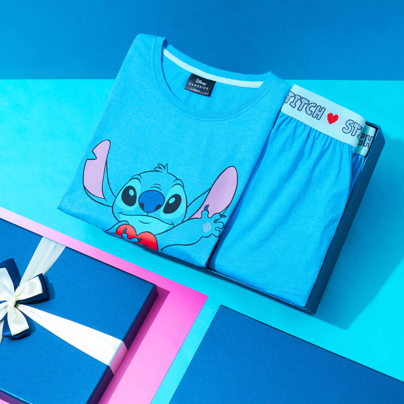 Disney Stitch Girls Pyjamas for Kids and Teens 2 Piece Nightwear - Get Trend