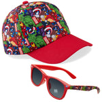 Marvel Baseball Cap and Kids Sunglasses for Boys - 100% UV Protection - Get Trend