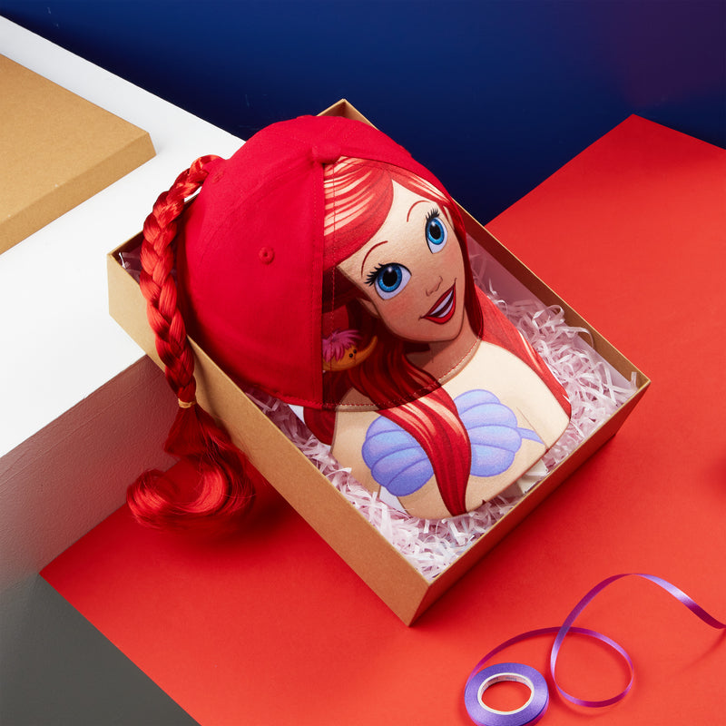 Disney Baseball Cap for Girls with Removable Plait - The Little Mermaid - Get Trend