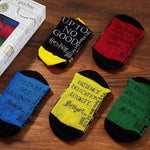 Harry Potter 5 Pack Socks in Size 4-7 Hogwarts Houses Novelty Clothes Socks Harry Potter £9
