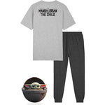 Star Wars Baby Yoda Short Sleeve top Lounge Pants Pyjamas Set for Men Teenagers Pyjamas Star Wars £16.49