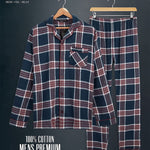 CityComfort Mens Pyjamas Set, Tartan Brushed Cotton Pyjamas - Get Trend