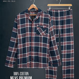 CityComfort Mens Pyjamas Set, Tartan Brushed Cotton Pyjamas - Get Trend