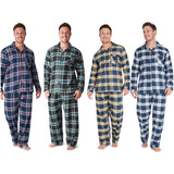 CityComfort Mens Pyjamas Set, Tartan Brushed Cotton Pyjamas - Get Trend