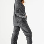 CityComfort Womens Pyjamas, Warm Fleece Hooded Pyjamas for Women Sets