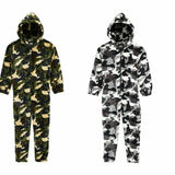 CityComfort Kids Onesie,All in One Pyjamas,Soft Fleece Zip Up Jumpsuit for Kids - Get Trend