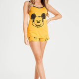 Disney Mickey Mouse Cotton Pajamas Shorts Set for Teenage Girls Women - Get Trend