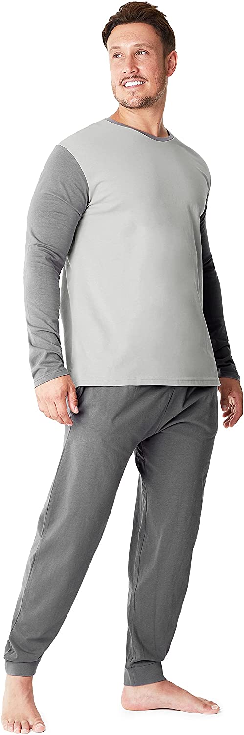 CityComfort Mens Pyjamas Super Soft Cotton Mix Men PJs Set Pajamas for Man Nightwear Loungewear - Get Trend