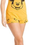 Disney Mickey Mouse Cotton Pajamas Shorts Set for Teenage Girls Women - Get Trend