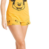 Disney Mickey Mouse Cotton Pajamas Shorts Set for Teenage Girls Women - Get Trend
