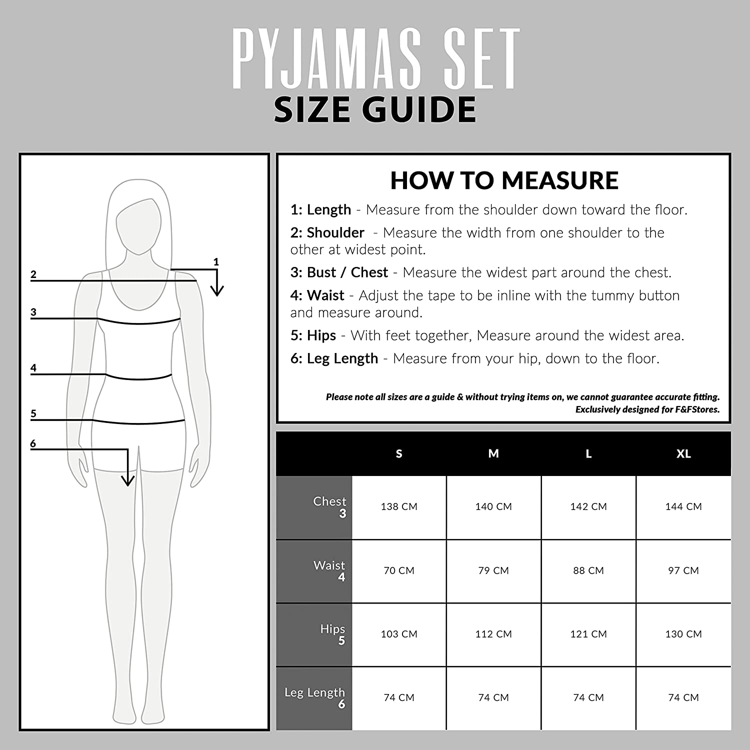CityComfort Pyjamas Set, Comfy Snuggle Warm Fleece for Women and Teenergers - Get Trend