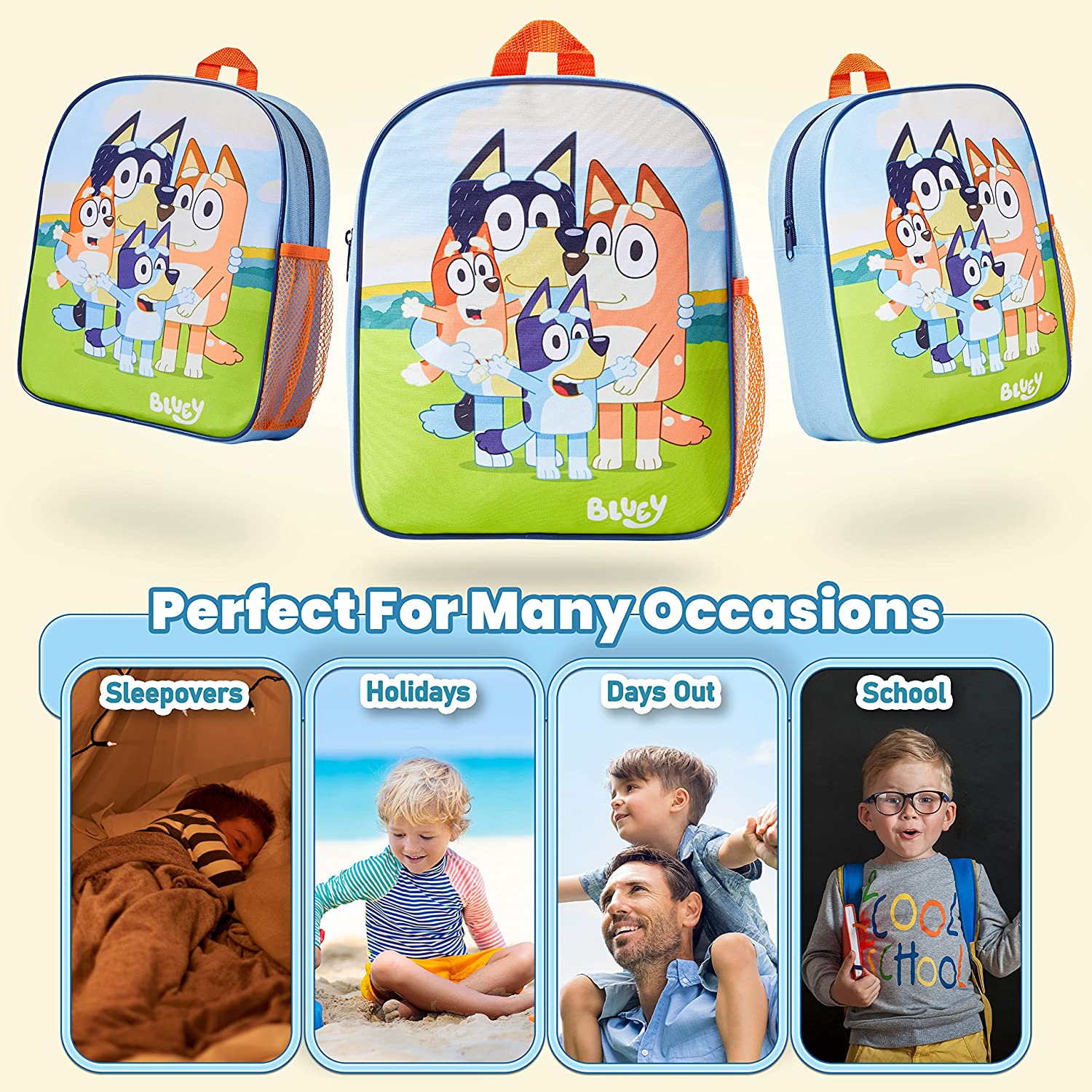 Bluey Backpack - Backpacks for Boys and Girls - Get Trend