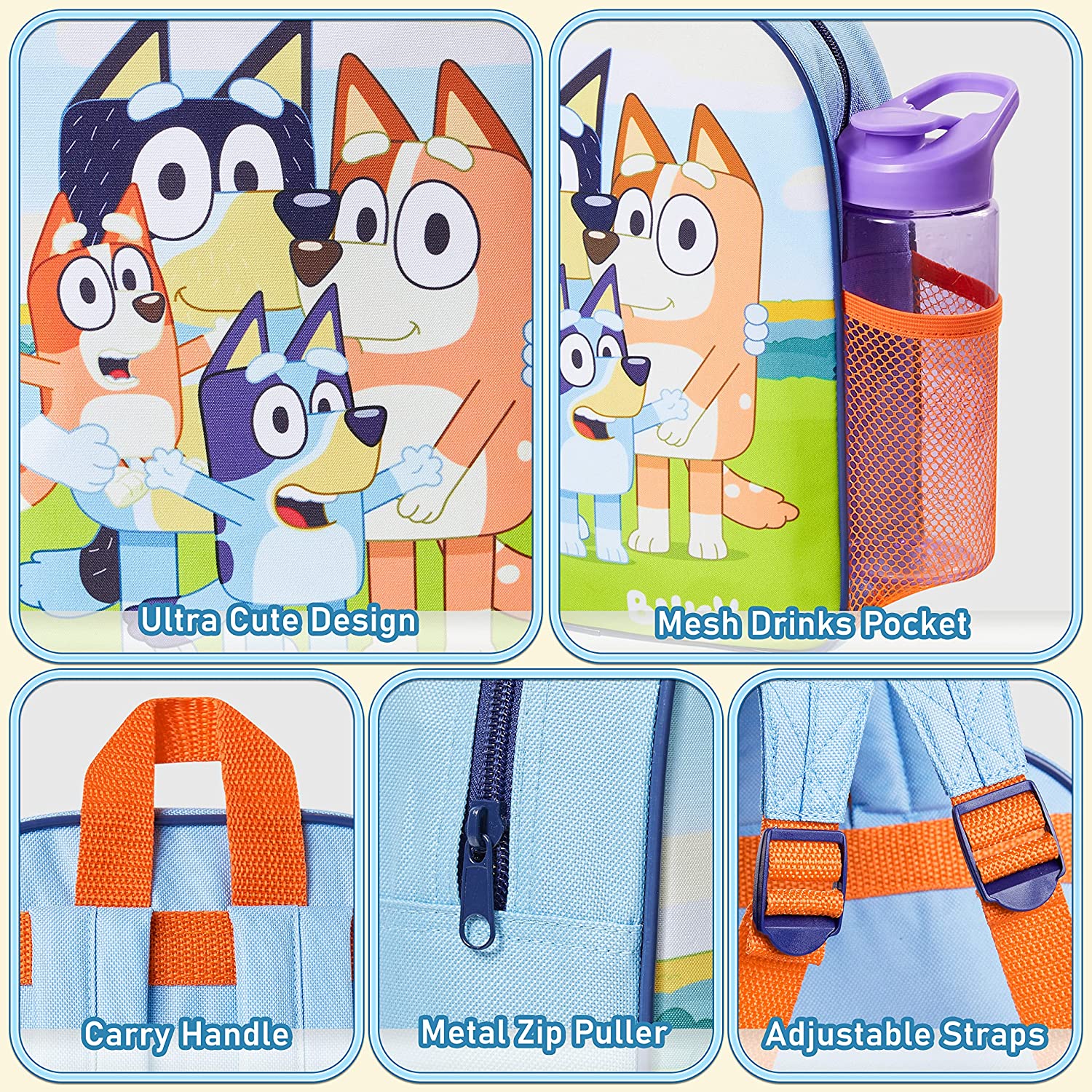 Bluey Backpack - Backpacks for Boys and Girls - Get Trend