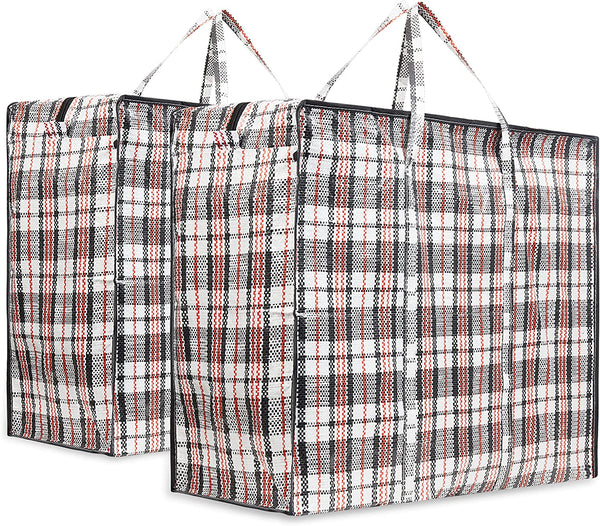 DECO EXPRESS Large Laundry Bags with Zip - 2 Pack Large Storage Bags - Get Trend