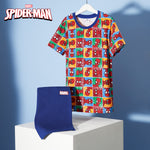 Marvel Spiderman Boys Pyjamas, Short Sleeve Boys Pyjama - Get Trend